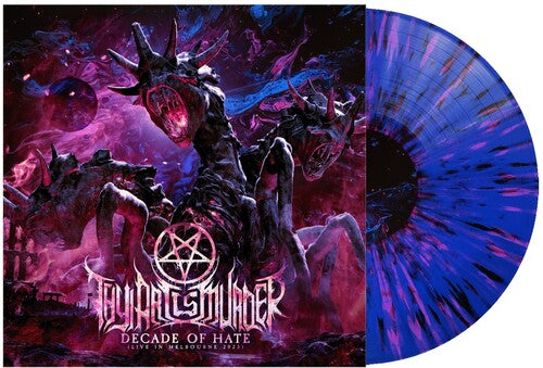 Thy Art Is Murder - Decade of Hate (Live in Melbourne 2023) (Blue W/ Black Pink Splatter)
