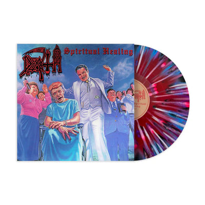 Death - Spiritual Healing (Red, Black, Blue Splatter)