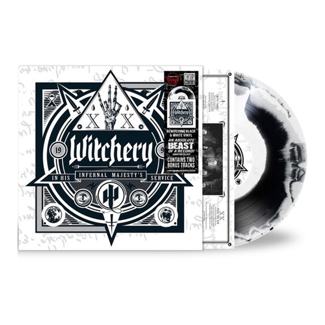 Witchery - In His Infernal Majesty's Service (Black & White Swirl)