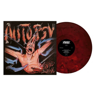 Autopsy - Severed Survival: 35th Anniversary (Red Sleeve, 140g Red & Black Marble Vinyl) (Pre Order)