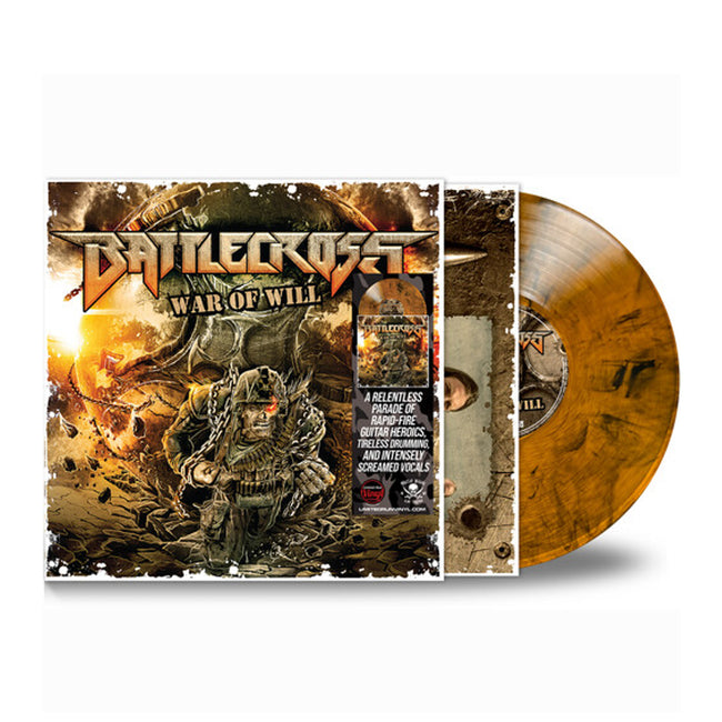 Battlecross - War of Will (Amber Wave Vinyl)