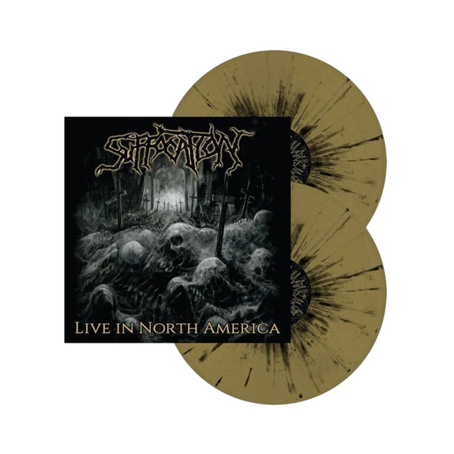 Suffocation - Live In North America (Gold & Black Splatter Variant)