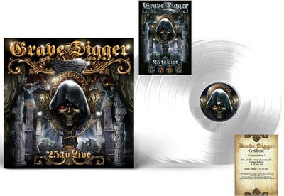 Grave Digger - 25 To Live (Crystal Clear Vinyl, Box Set)