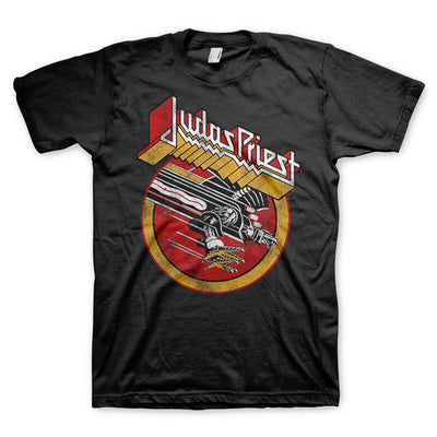 Judas Priest Circle Vintage Logo Tee