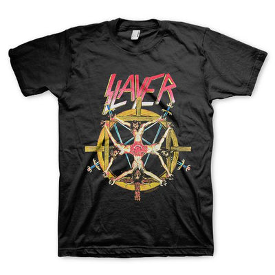 Slayer Crucifixion Wheel Tee