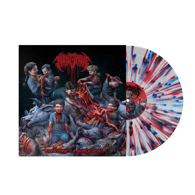 To the Grave - Everyone's A Murderer (Red, White & Blue Splatter)