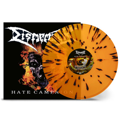 Dismember - Hate Campaign (Transparent Orange W/ Black Splatter)