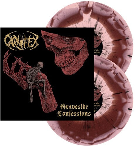 Carnifex - Graveside Confessions (Red & Pink Swirl w/ Black Splatter)