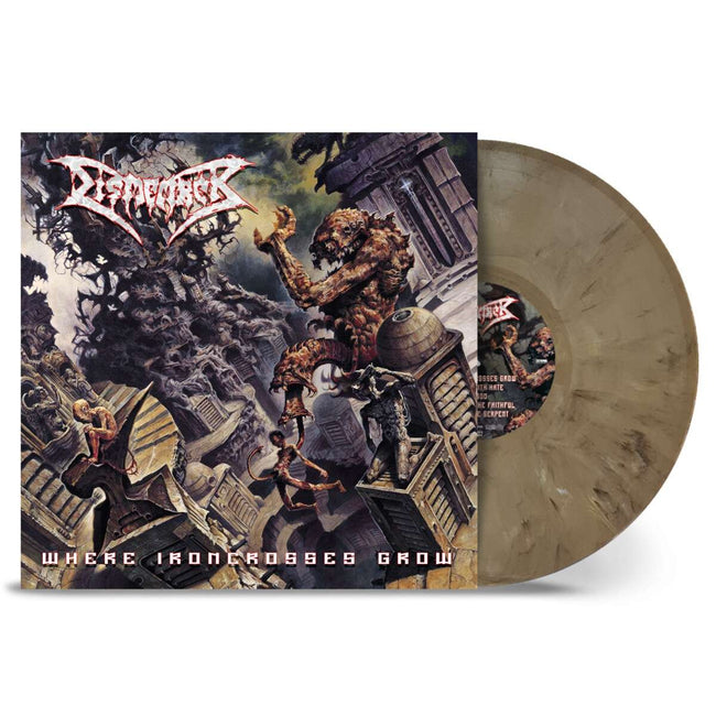 Dismember - Where Ironcrosses Grow (Sand Marble Colored Vinyl)