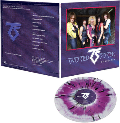 Twisted Sister - Donington (Purple Black & White Splatter)