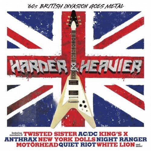 Harder & Heavier - 60s British Invasion Goes Metal (Various Artists) (Red & Blue Vinyl)
