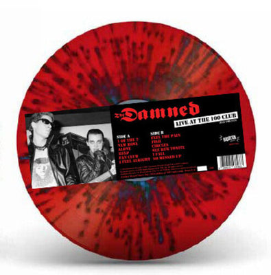 The Damned - Live At The 100 Club (Splatter Vinyl)