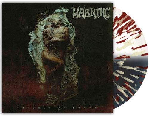 Warning - Rituals Of Shame ~ Custom Half and Half with Splatter Vinyl - White/Black/Red Indie Exclusive