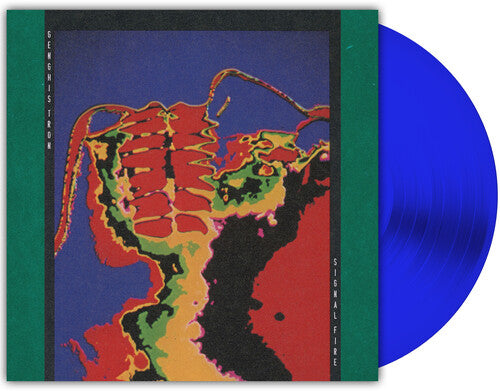 Genghis Tron - Signal Fire - Clear Vinyl/Royal Blue