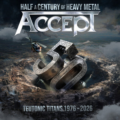 Accept - Teutonic Titans 1976-2026 (Turquoise Limited Edition Vinyl) (Pre Order)