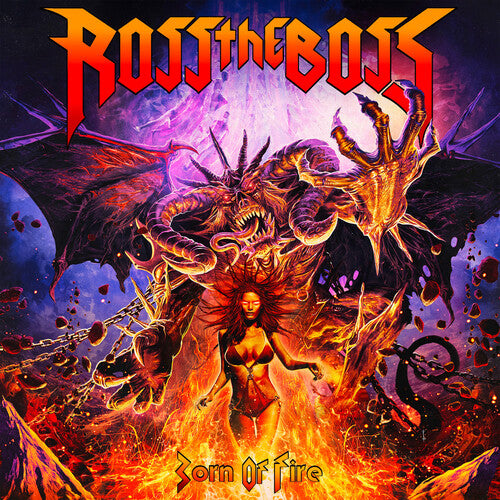 Ross the Boss - Born Of Fire - Transparent Violet Vinyl - Clear Vinyl/Violet