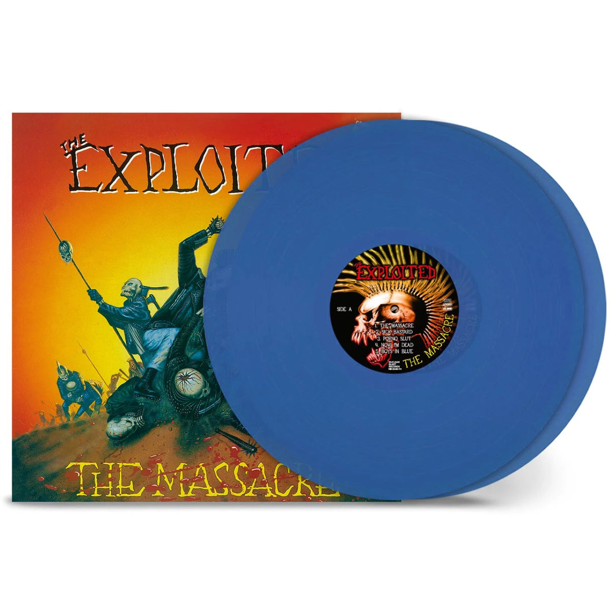 The Exploited - The Massacre (Special Edition, Trans Blue)