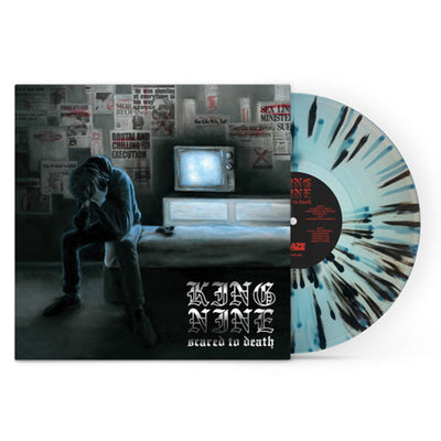 King Nine -  Scared to Death (Clear Light Blue w/ Baby Blue & Black Splatter Vinyl)