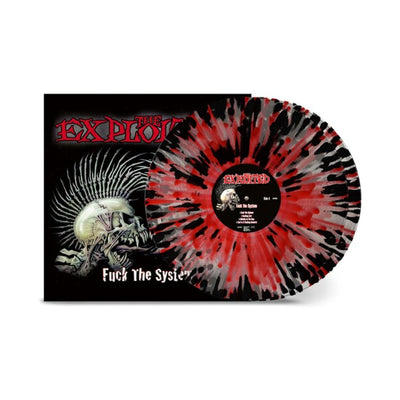 The Exploited - Fuck the System (Clear w/ Red & Black Splatter)