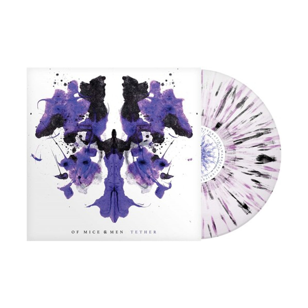 Of Mice & Men - Tether (White Purple Black Splatter)