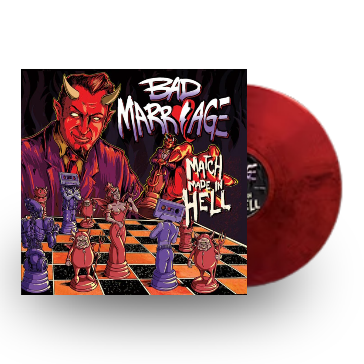 Bad Marriage - Match Made in Hell [Explicit Content] (Blood Moon Vinyl, Gatefold LP Jacket)