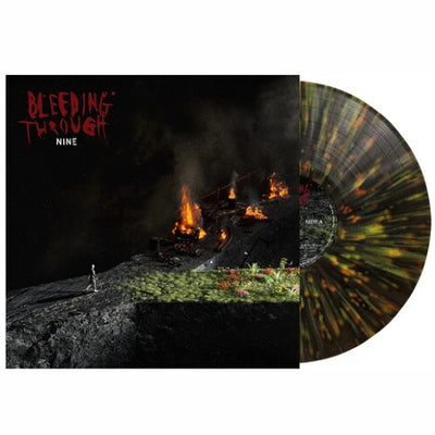 Bleeding Through - Nine (Forest Green Orange & Yellow Splatter)