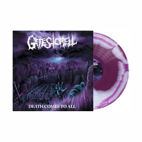 Gates to Hell - Death Comes to All (Purple/White Swirl Vinyl) (Pre Order)