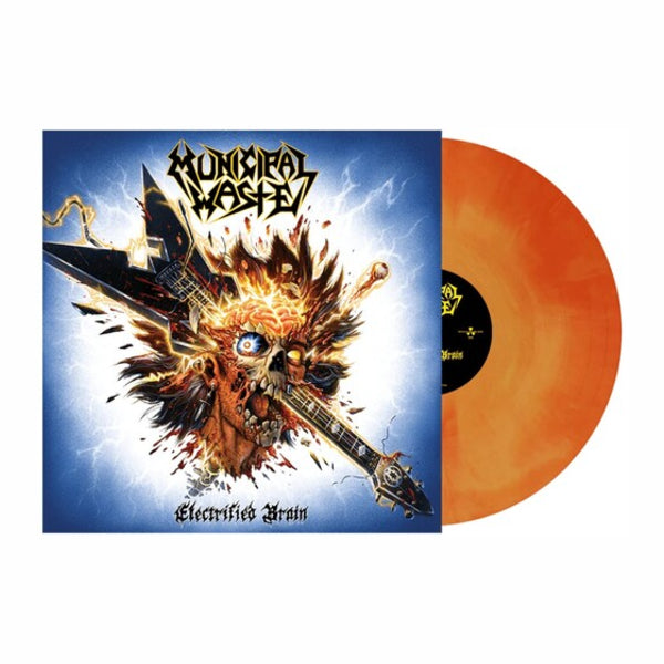 Municipal Waste - Electrified Brain (Orange Swirl)