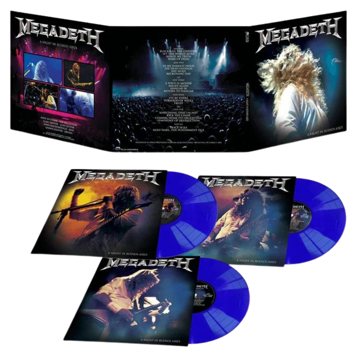 Megadeth - A Night In Buenos Aires (Colored Vinyl, Multiple Variants)