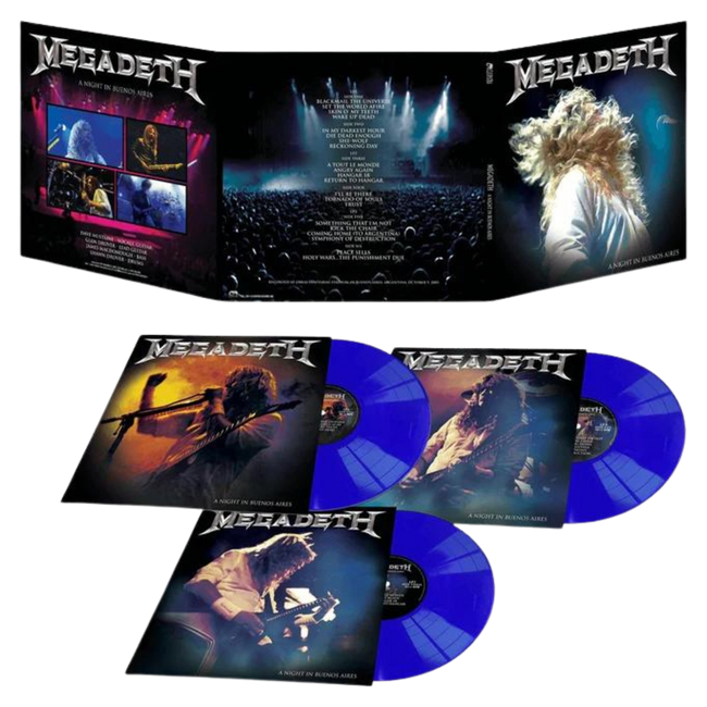 Megadeth - A Night In Buenos Aires (Colored Vinyl, Multiple Variants)