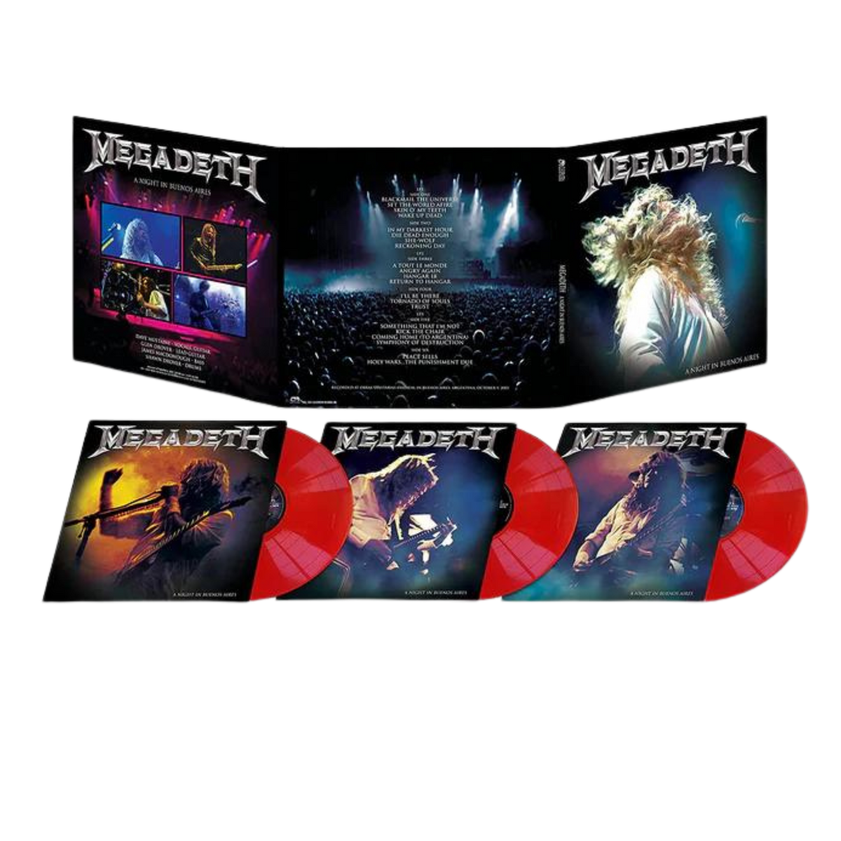 Megadeth - A Night In Buenos Aires (Colored Vinyl, Multiple Variants)