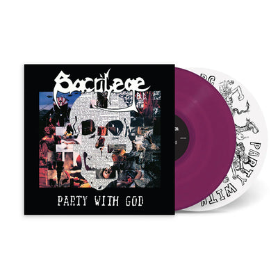 Sacrilege B.C. - Party With God + 1985 Demo (Communion Blood Red & White Vinyl)