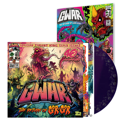 GWAR - The Return of Gor Gor (Etched Purple Vinyl + Comic Book)