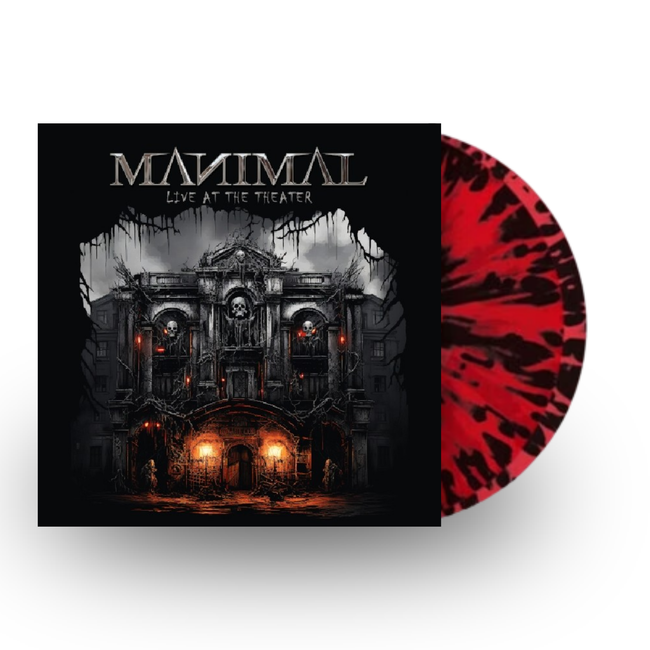 Manimal - Live At The Theater - Red/ black (Red & Black Splatter Colored Vinyl)