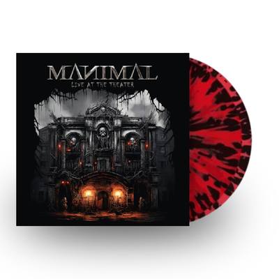 Manimal - Live At The Theater - Red/ black (Red & Black Splatter Colored Vinyl)
