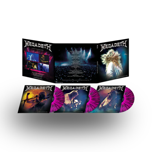 Megadeth - A Night In Buenos Aires (Purple & Black Splatter)