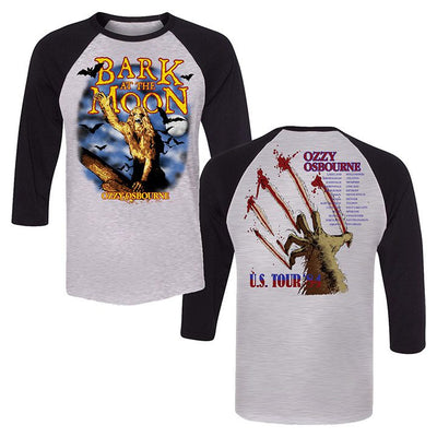Ozzy Osbourne Bark Tour Ash Raglan