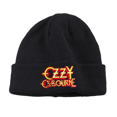 Ozzy Osbourne Logo Embroidered Beanie