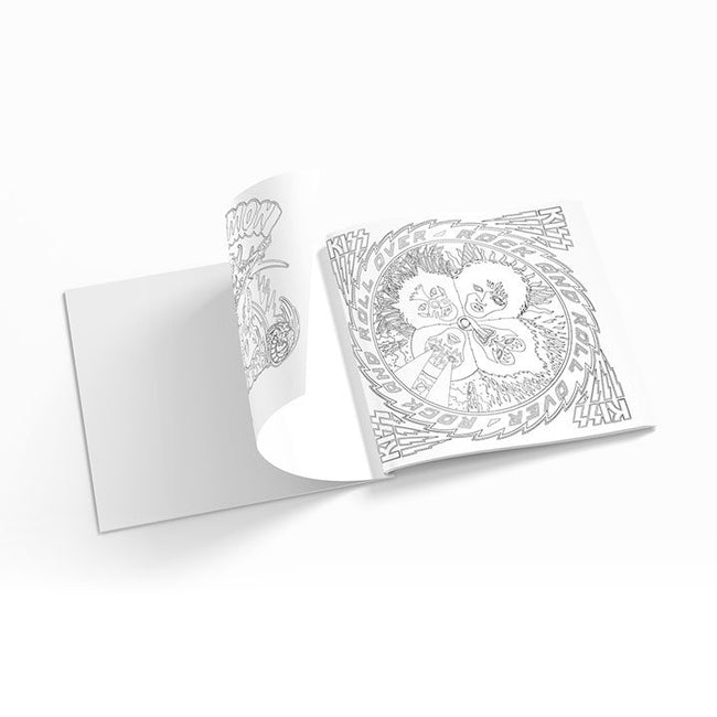 KISS The Official Coloring Book