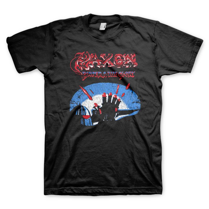 Saxon Power & Glory Tee – Gimme Radio