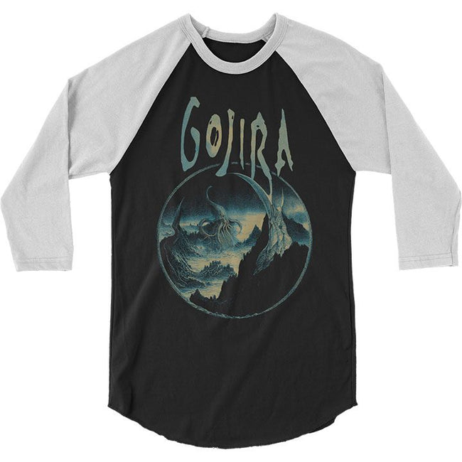 gojira gear Gojira Sea Creatures Raglan XXL