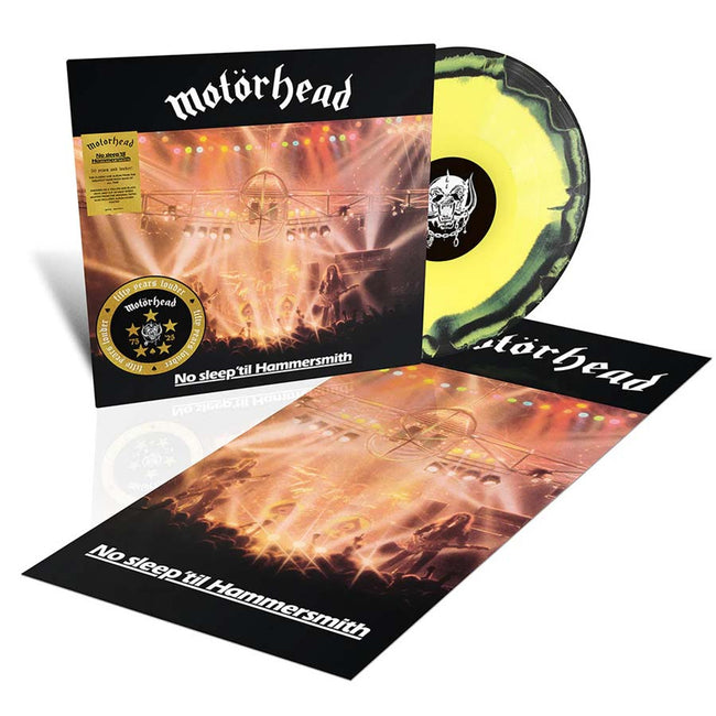 Motörhead -  No Sleep 'til Hammersmith (Yellow/Black Vinyl, Half-Speed)