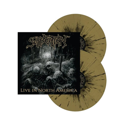 Suffocation - Live In North America (Gold & Black Splatter Variant)