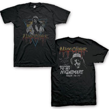 Alice Cooper Triangle Bats Tee - Gimme Radio