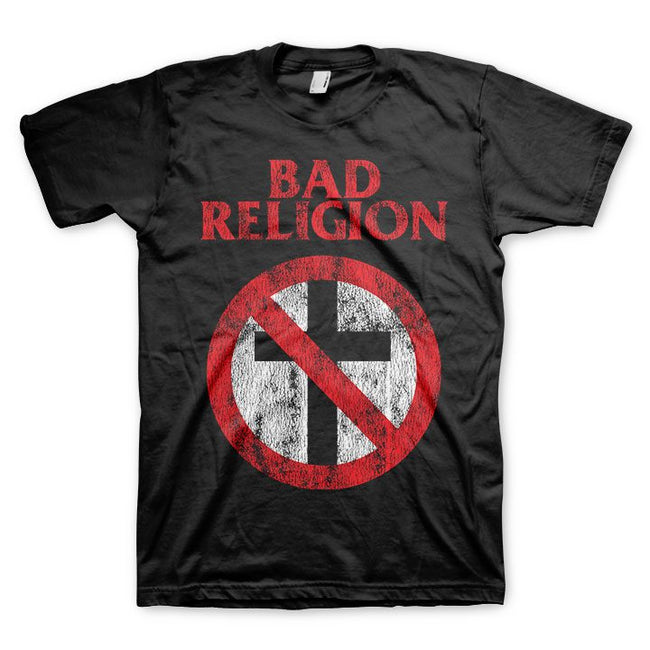 Bad Religion Distressed Crossbuster Logo Tee - Gimme Radio