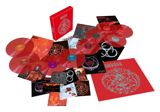 Deicide - Roadrunner Years 9LP Box (D2C Color Vinyl RED Edition)(Pre Order) - Gimme Radio
