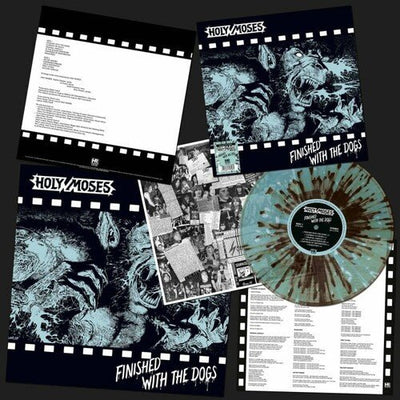 Holy Moses - Finished With The Dogs (Electiric Blue w/ Black & White Splatter)