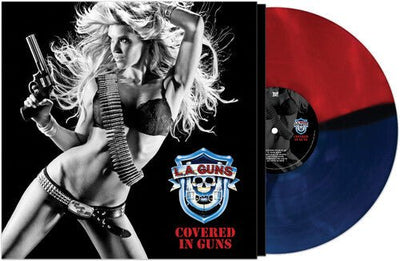 L.A. Guns - Covered In Guns (Red & Blue Vinyl)