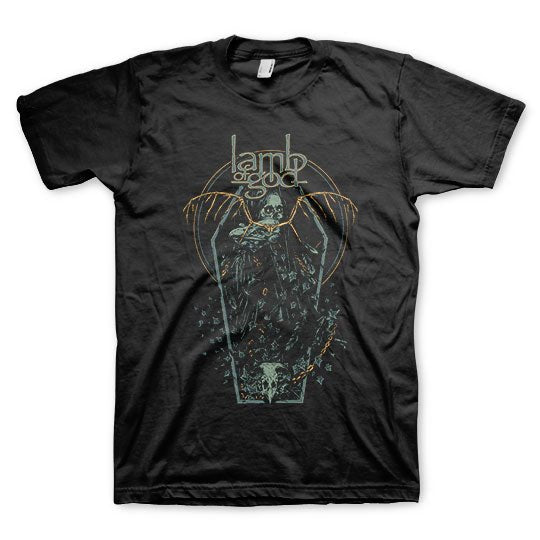 Lamb Of God Coffin Kopia Tee - Gimme Radio