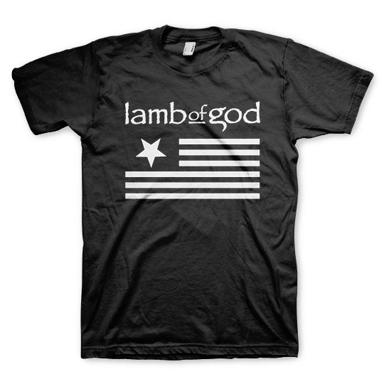 Lamb Of God Flag Tee - Gimme Radio
